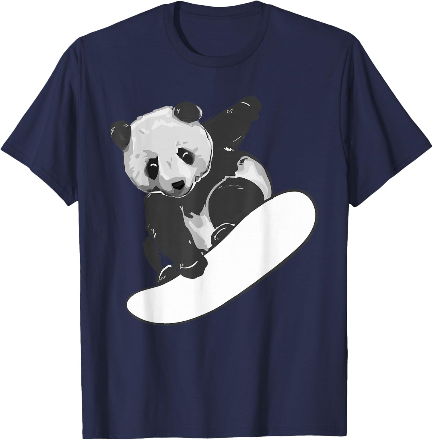 Snowboarding Snowboarding Panda Funny Gift T-Shirt - T-Shirt | Navy