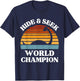 Loch Ness Monster Hide and Seek World Champion Nessie T-Shirt - T-Shirt | Navy