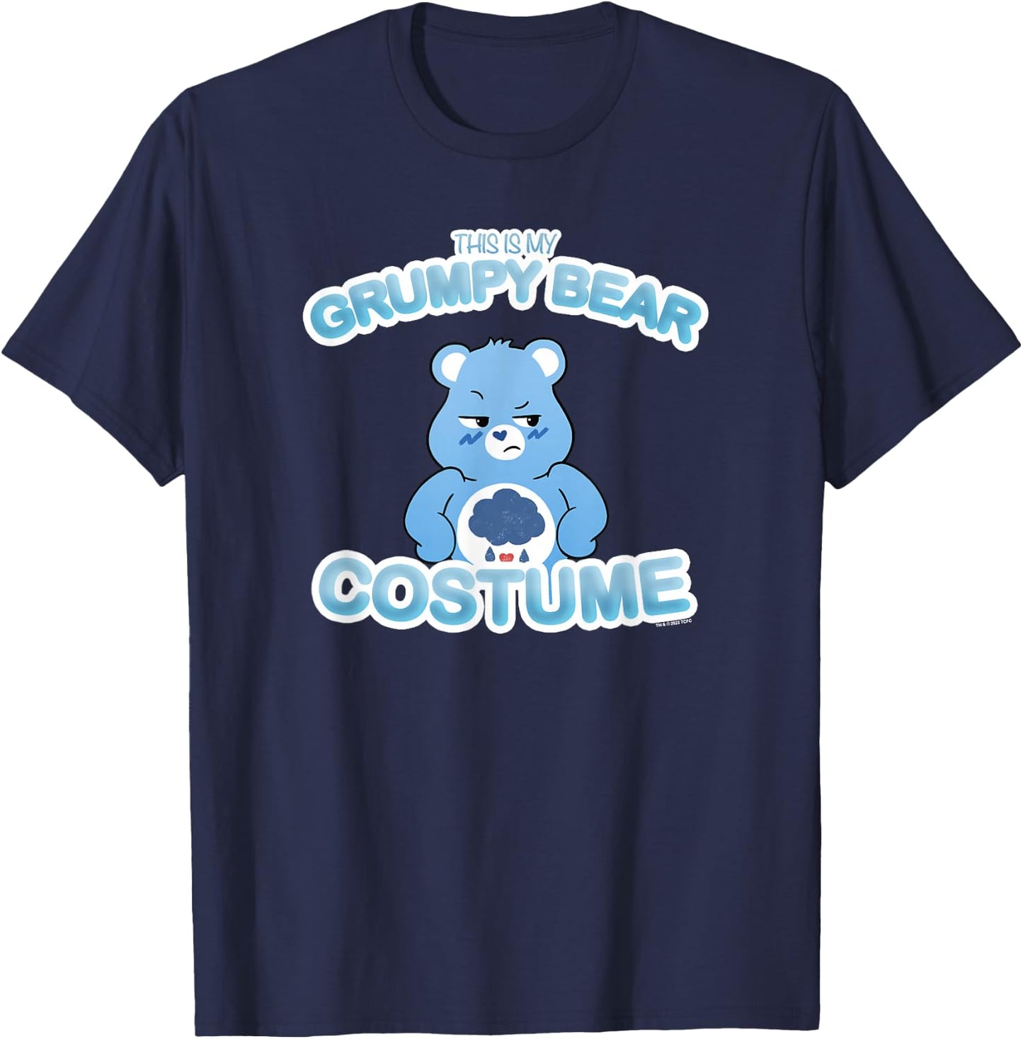 Care Bears Halloween This is My Grumpy Bear Costume T-Shirt - T-Shirt | Navy