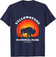 Yellow Stone National Park- Vintage T-Shirt - T-Shirt | Navy