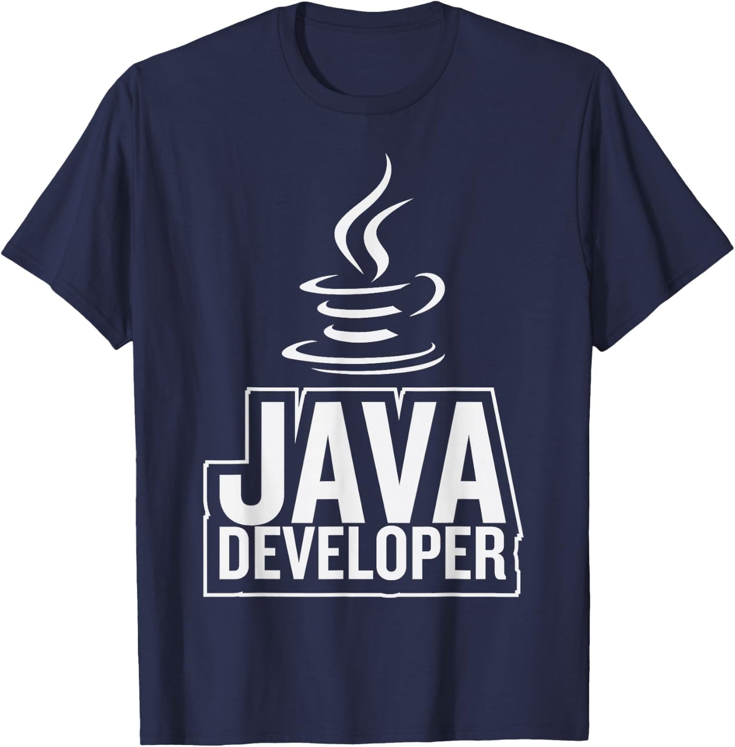 Coffee Code Java Developer Programmer T-Shirt - T-Shirt | Navy