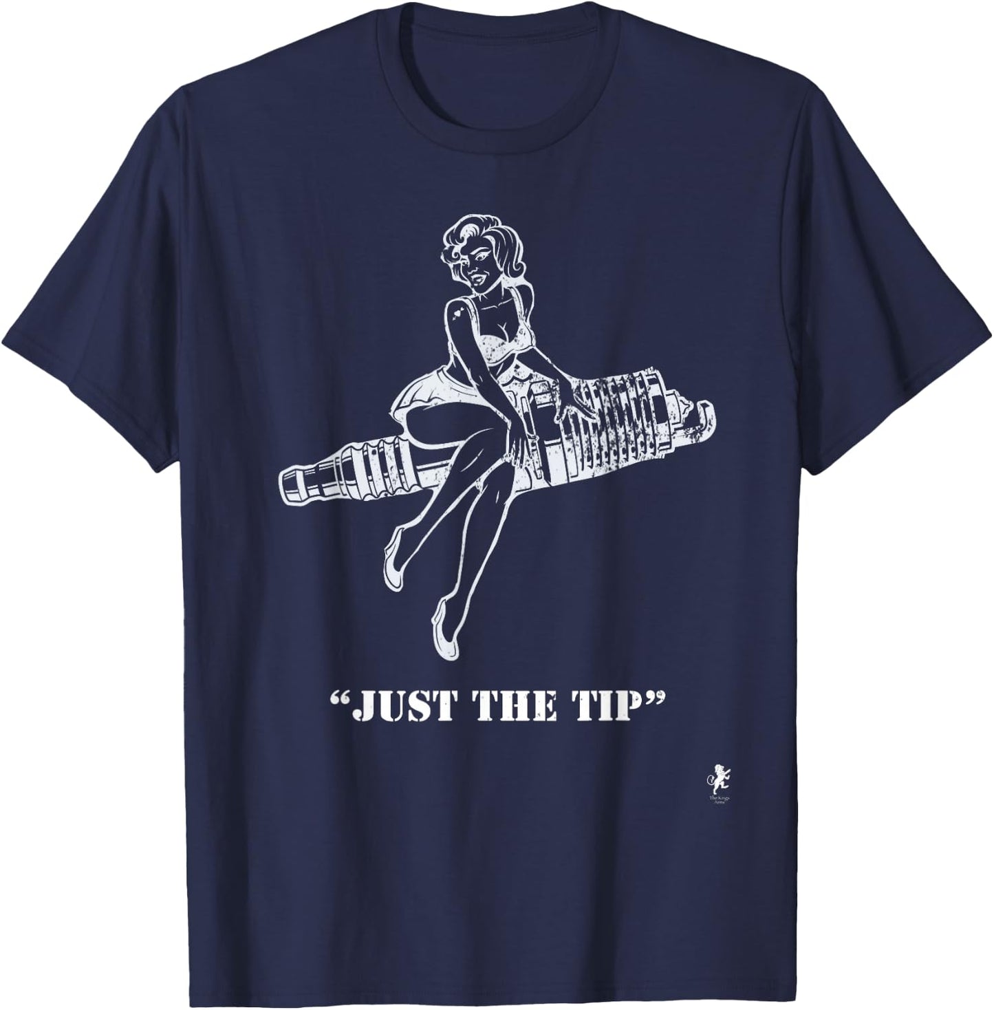 Just The Tip - Spark Plug T-Shirt - T-Shirt | Navy
