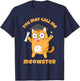 You May Call Me Meowster Funny Cat Graduation Masters Degree T-Shirt - T-Shirt | Navy