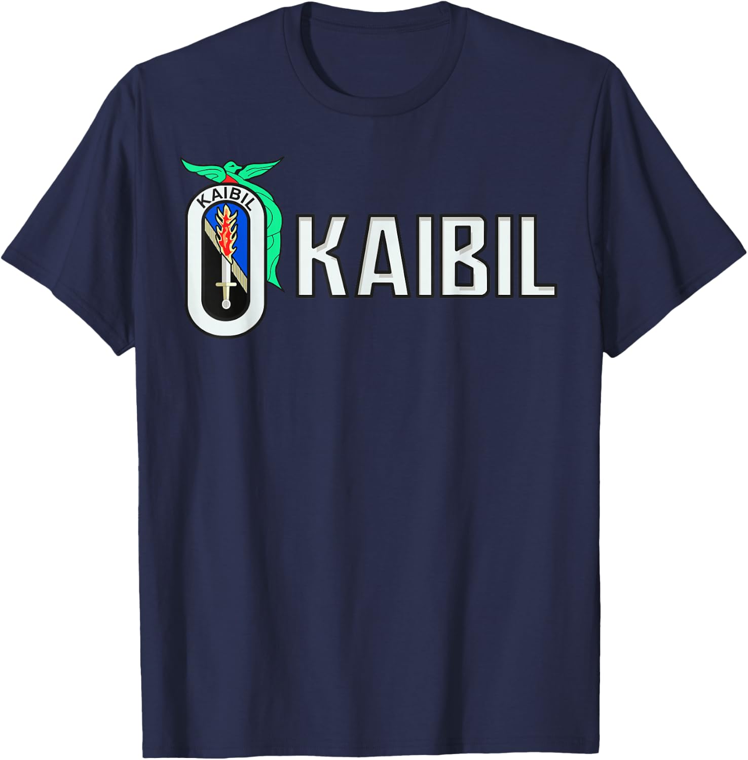 Kaibil Kaibiles Army Guatemalan Special Force Patriot T-Shirt - T-Shirt | Navy