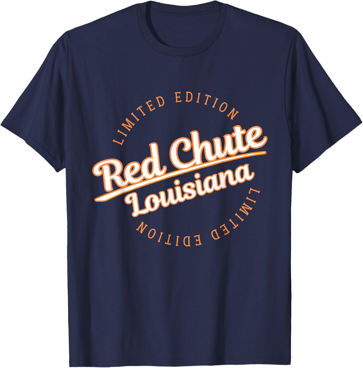 Retro Athletic Red Chute LA Apparel T-Shirt - T-Shirt | Navy