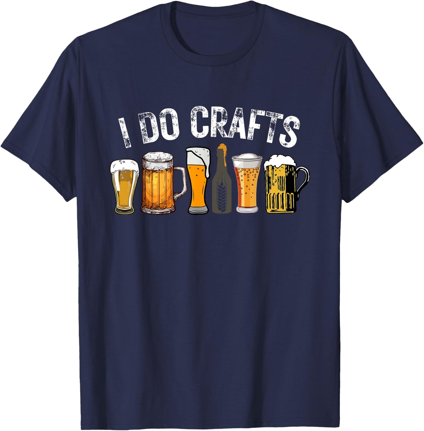 I Do Crafts Beer T-Shirt - T-Shirt | Navy