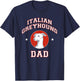 Italian Greyhound Dad Dog Father Women Girls Kids T-Shirt - T-Shirt | Navy