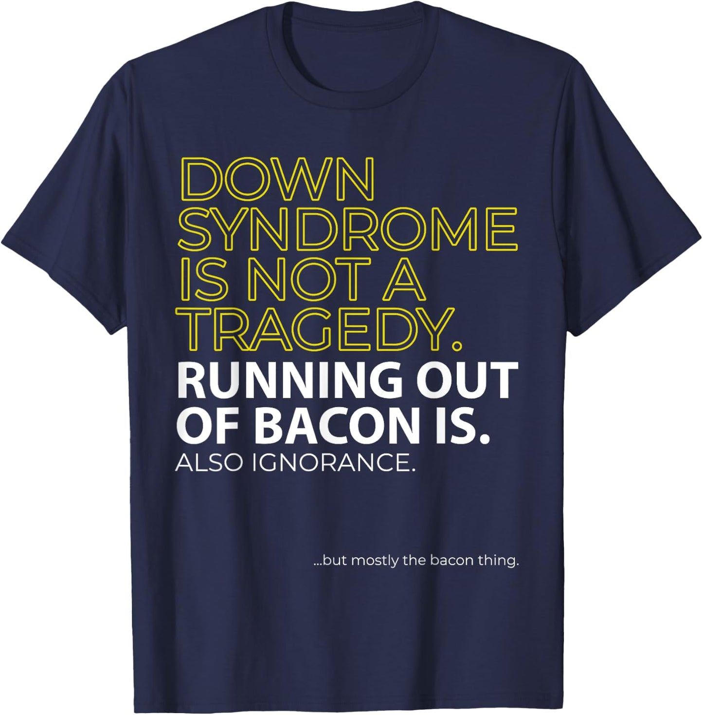 World Down Syndrome Day Love Doesn't Count Chromosomes T-Shirt - T-Shirt | Navy