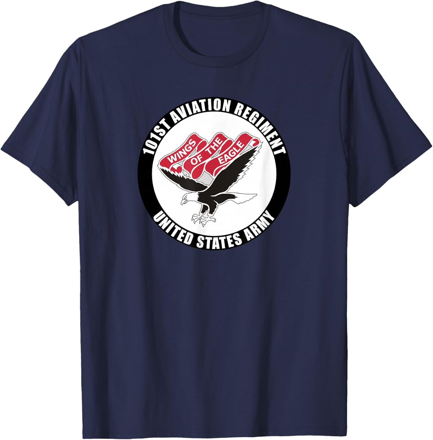 101st Aviation Regiment United States Army Veteran Military T-Shirt - T-Shirt | Navy