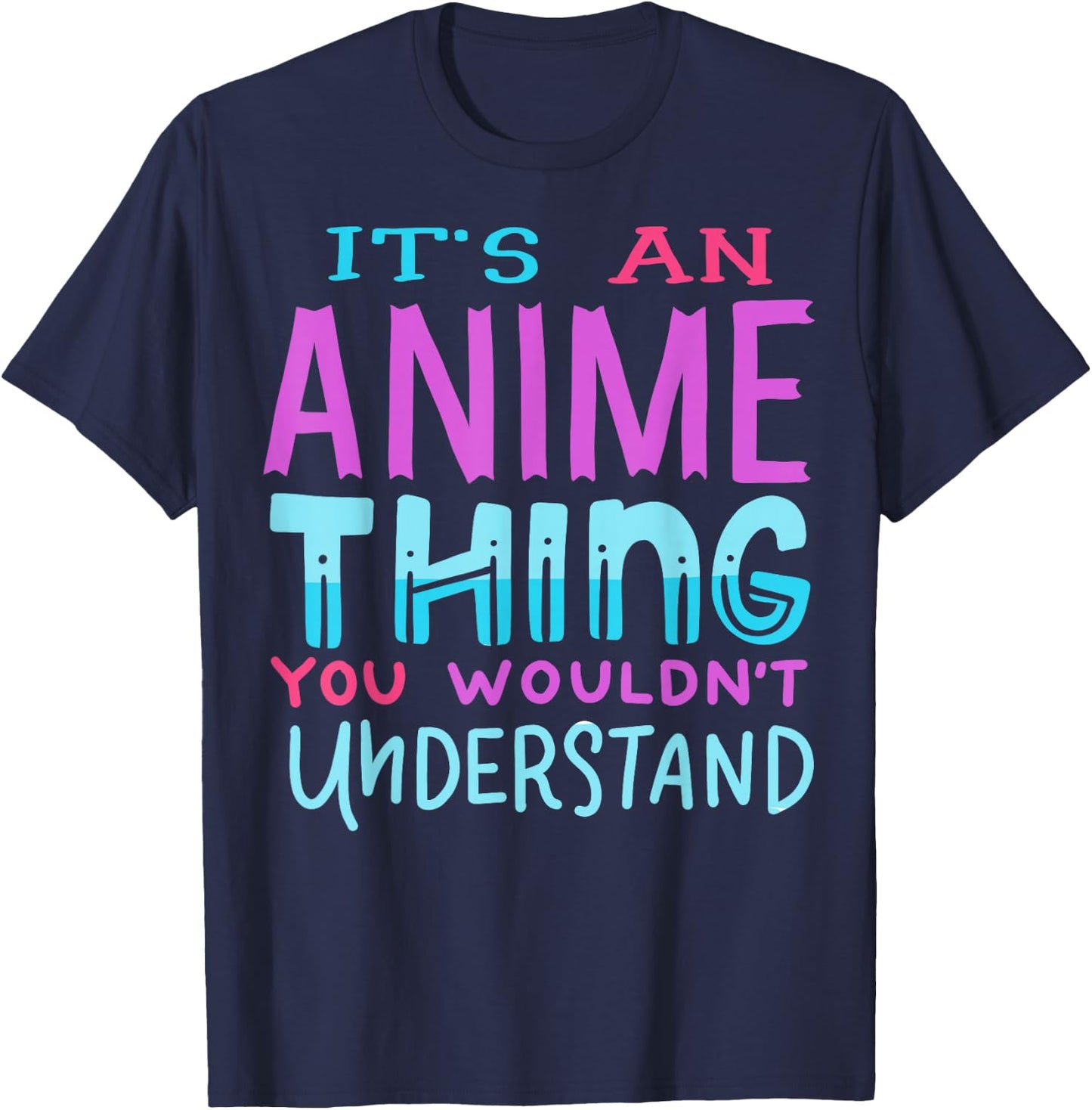 Anime Gift T-Shirt - T-Shirt | Navy