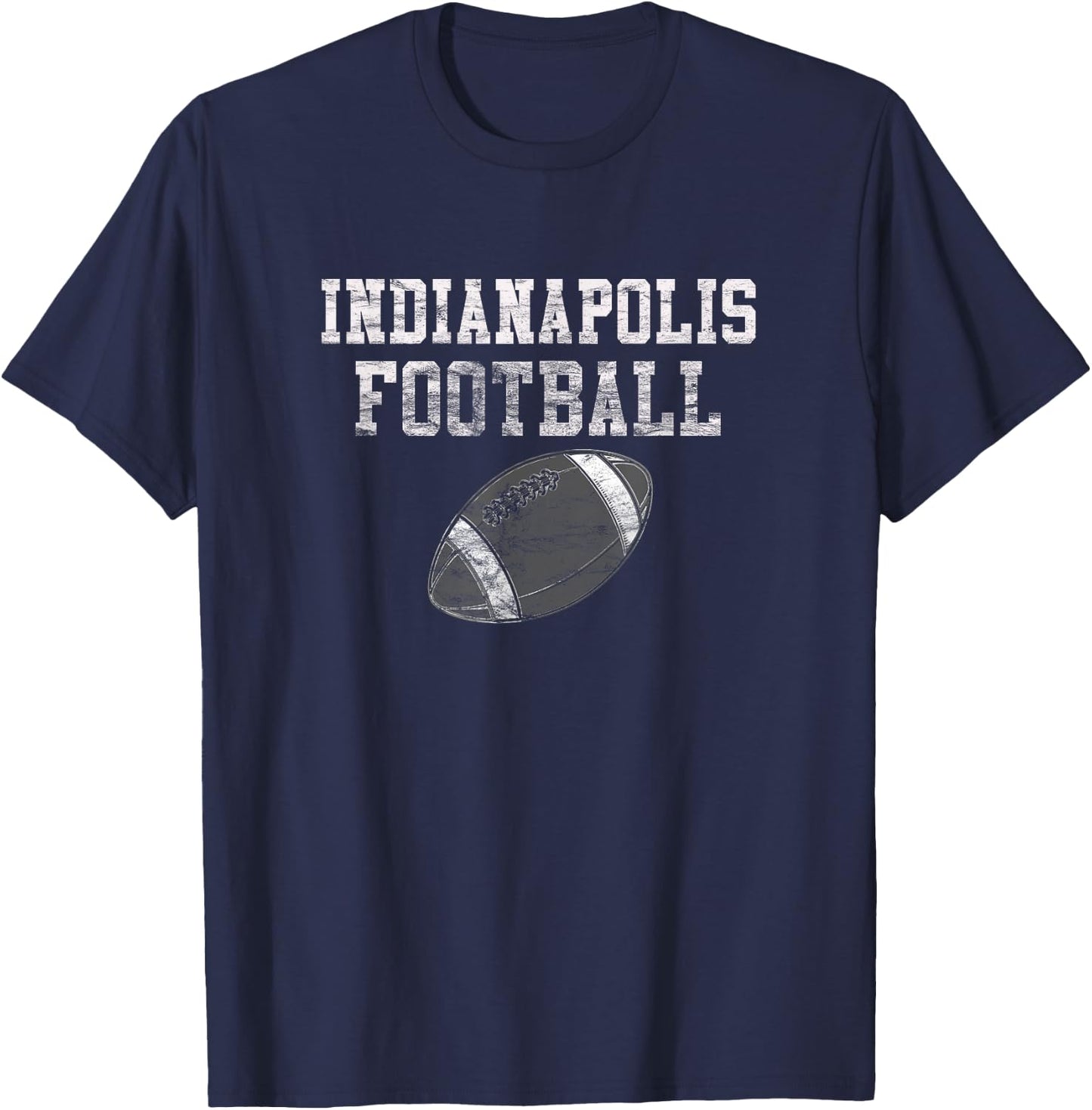 Vintage Indianapolis Football T-Shirt - T-Shirt | Navy
