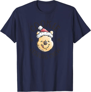 Winnie the Pooh - Holiday Pooh Bear Cookie Testing Crew T-Shirt - T-Shirt | Navy