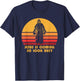 Funny Jesus Is Coming Look Busy Retro Christian T-Shirt - T-Shirt | Navy