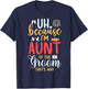 I'm Aunt Of The Groom Funny Auntie Of The Groom Aunt T-Shirt - T-Shirt | Navy