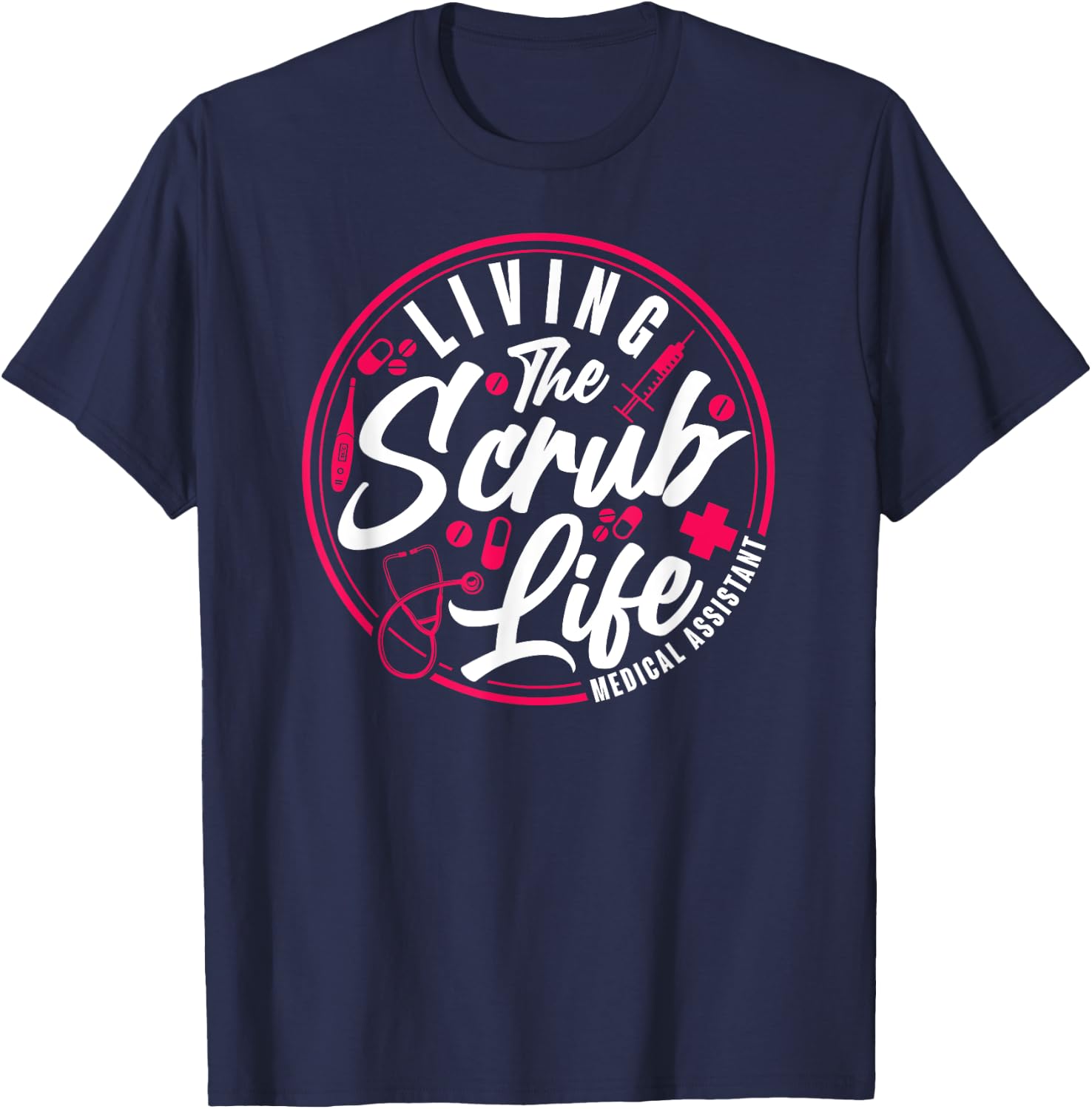 Certified Medical Assistant CMA T-Shirt - T-Shirt | Navy