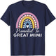 Rainbow Promoted To Great Mimi T-Shirt - T-Shirt | Navy