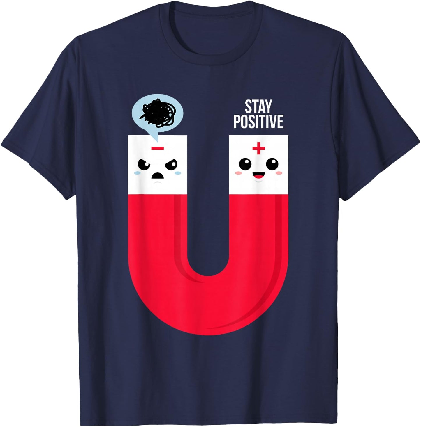 Funny Magnet Science Pun For Geeks Science Teachers T-Shirt - T-Shirt | Navy
