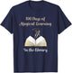 100th Day of School Magical Library Learning Adventure T-Shirt - T-Shirt | Navy