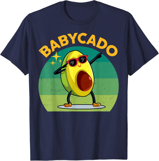 Cute Babycado Dabbing Avocado-Shirt Funny Avocado Kids Boy T-Shirt - T-Shirt | Navy