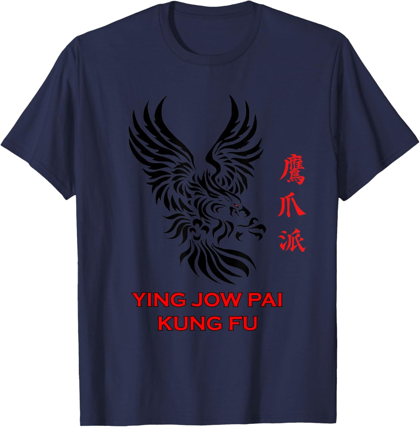 Ying Jow Pai Eagle Kung Fu T-Shirt - T-Shirt | Navy
