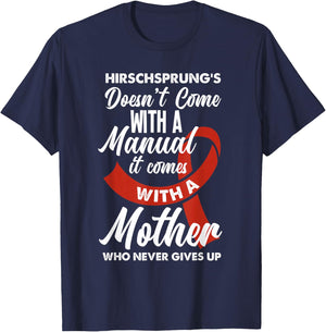 Hirschsprung's Disease Mom Hirschsprung's Disease Awareness T-Shirt - T-Shirt | Navy