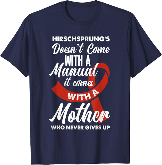 Hirschsprung's Disease Mom Hirschsprung's Disease Awareness T-Shirt - T-Shirt | Navy