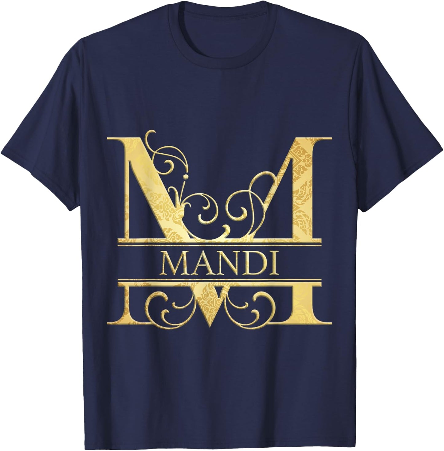 Mandi Name T-Shirt - T-Shirt | Navy