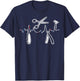 Barbers Hair Retro Barber Lifeline Barbershop Men Women T-Shirt - T-Shirt | Navy