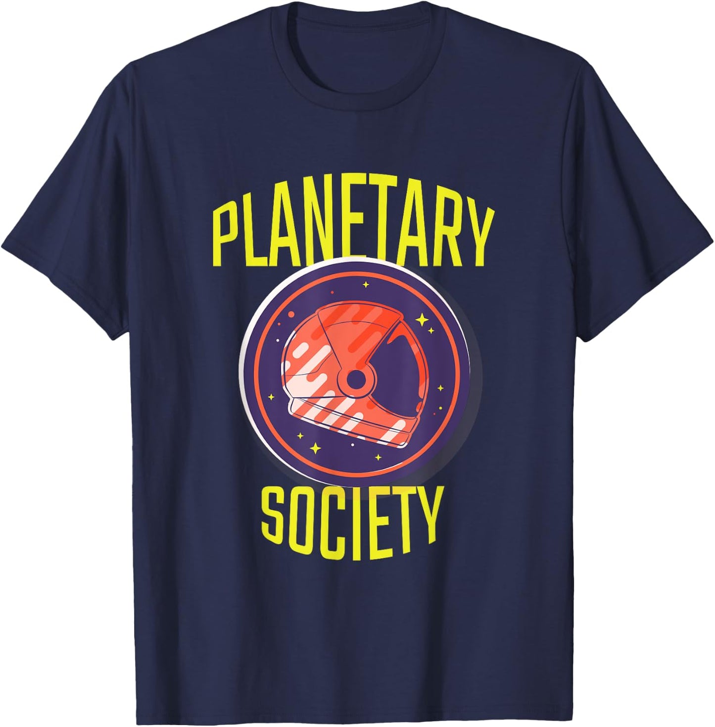 Planetary Society: Astronaut Galaxy Universe Space Lover T-Shirt - T-Shirt | Navy