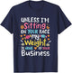 My Weight Is None Of Your Business Unless I Sit On Your Face T-Shirt - T-Shirt | Navy