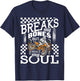 But Heals My Soul - Dirt Bike MX Bike Rider Motocross T-Shirt - T-Shirt | Navy