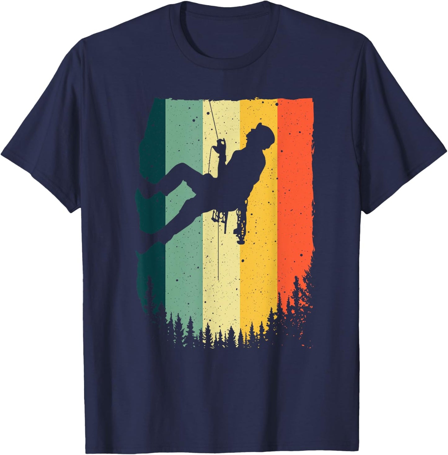 Cool Rock Climbing Women Mountain Climber bouldering T-Shirt - T-Shirt | Navy
