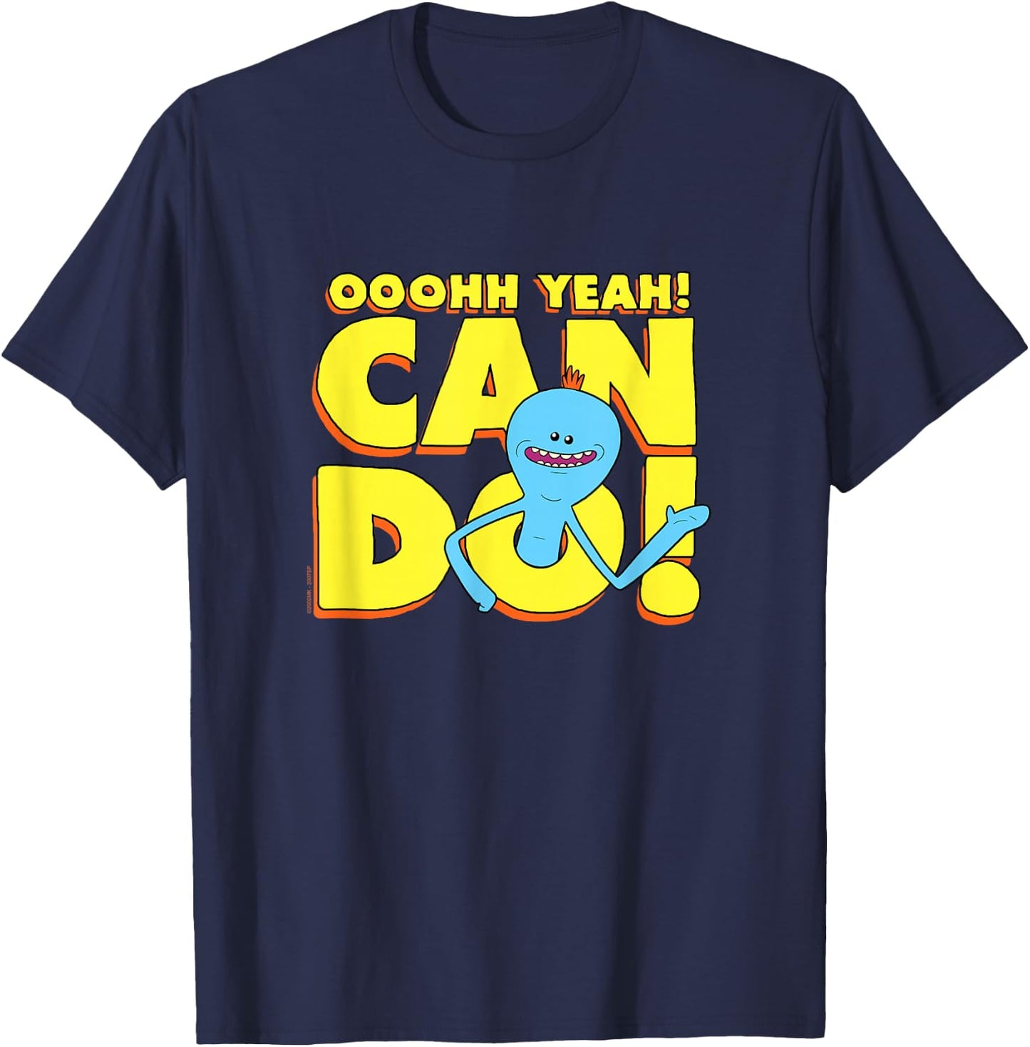 Rick and Morty Can Do! Mr. Meeseeks T-Shirt - T-Shirt | Navy