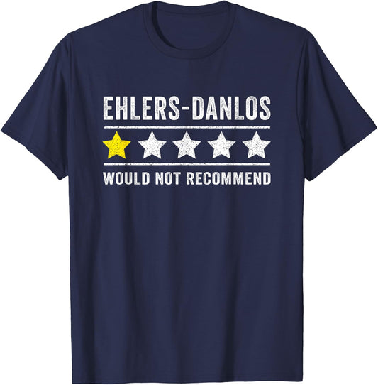 Ehlers Danlos Awareness Ehlers Danlos Syndrome Retro Vintage T-Shirt - T-Shirt | Navy