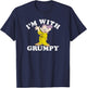 Disney Snow White & The Seven Dwarfs Dopey I'm With Grumpy T-Shirt - T-Shirt | Navy