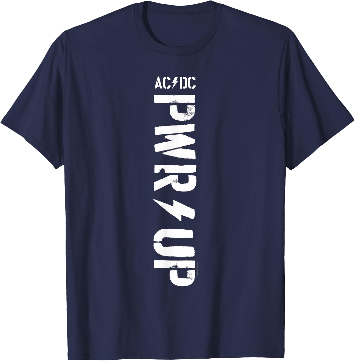 Ac/dc - Pwr Up T-Shirt - T-Shirt | Navy
