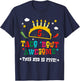 5th Birthday Taco Bout Awesome Shirt for Boys Party Gift T-Shirt - T-Shirt | Navy