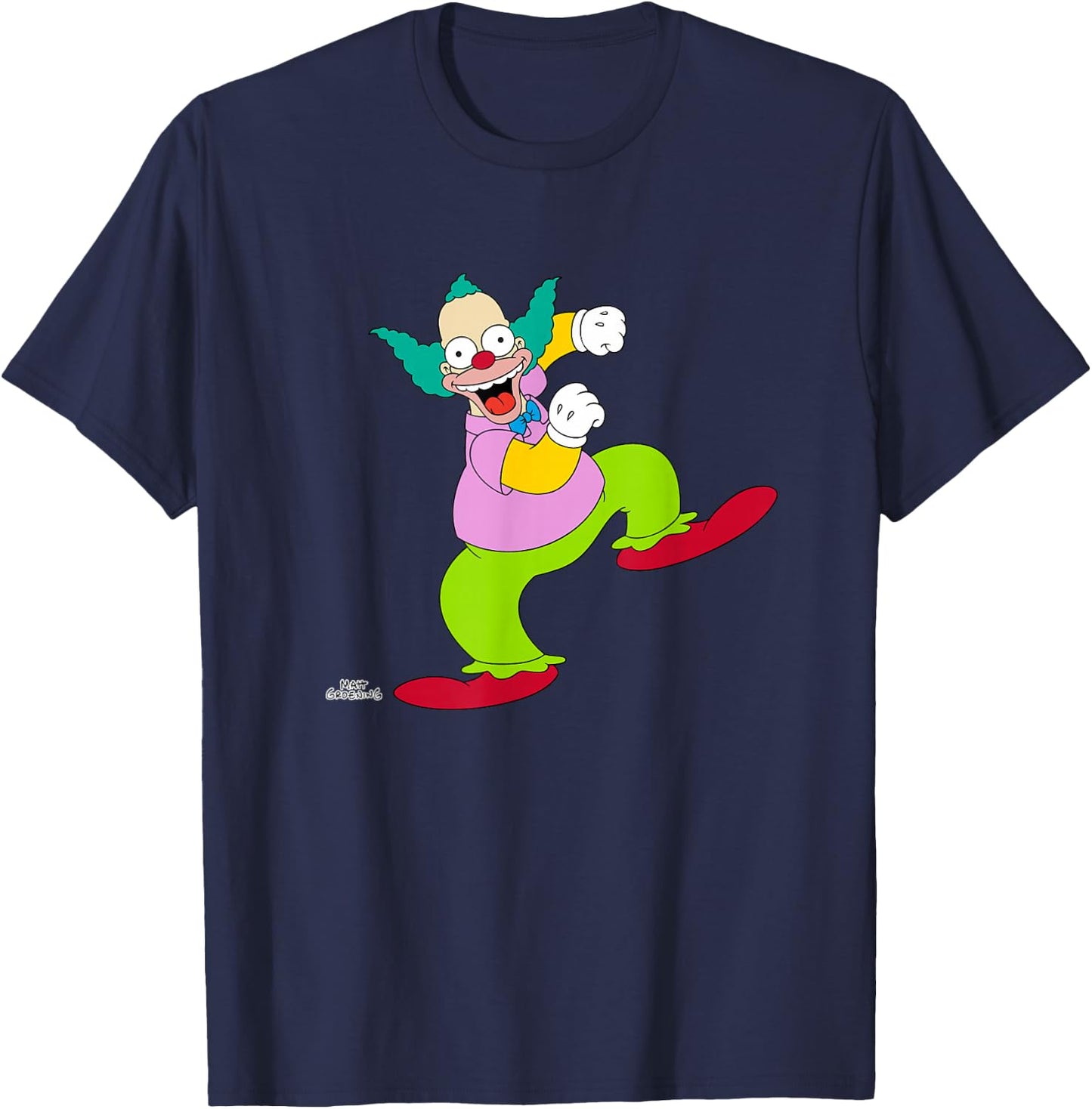 The Simpsons Krusty The Clown Dance T-Shirt - T-Shirt | Navy