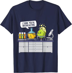 Chemistry Science Chemist Student Test Tube Funny T-Shirt - T-Shirt | Navy