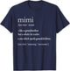 Vintage Definition Of Mimi T Shirt For perfect MIMI T-Shirt - T-Shirt | Navy