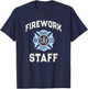 Funny FIREWORK STAFF Boom Squad Fireworks Technician Kids T-Shirt - T-Shirt | Navy