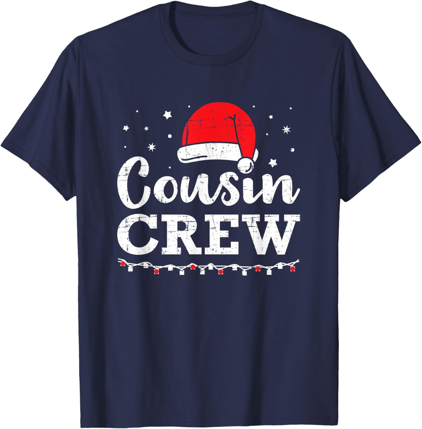 Christmas Cousin Crew T-Shirt - T-Shirt | Navy