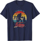 Funny Bigfoot Sasquatch I'd Rather Be Fishing T-Shirt - T-Shirt | Navy