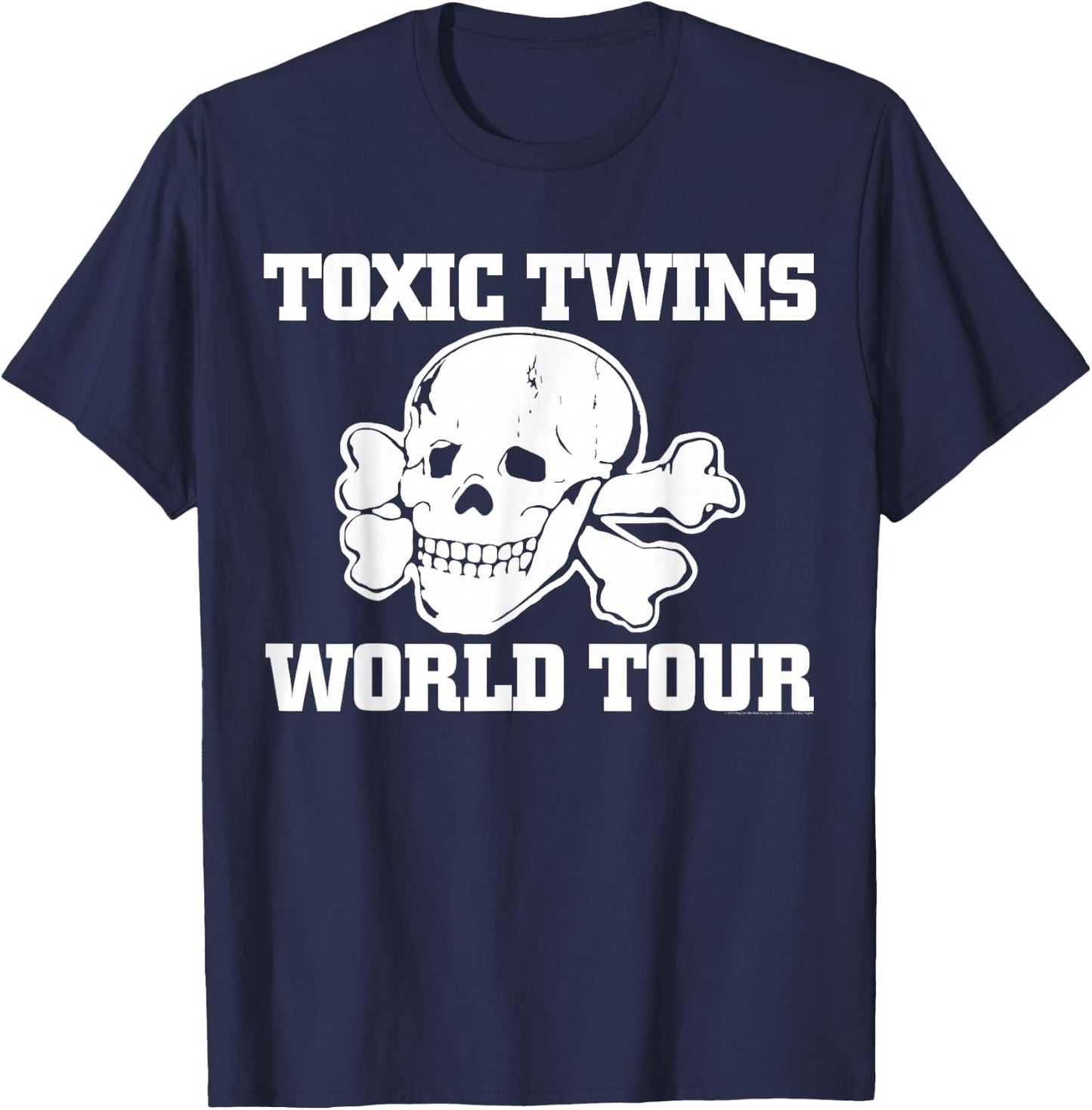 Aerosmith -Adults Black Toxic Twins T-Shirt - T-Shirt | Navy