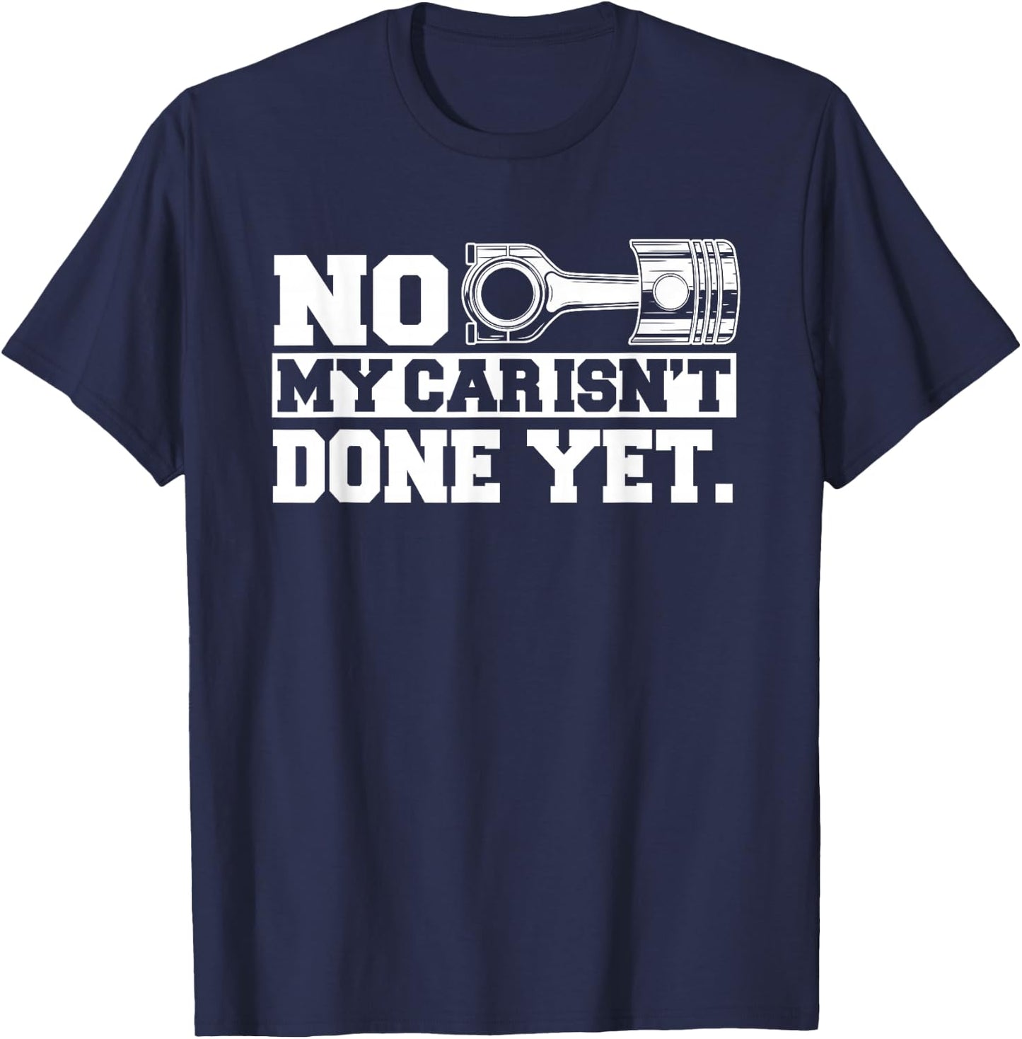 Auto Mechanic Automotive Technician Mech Repair Greaser Car T-Shirt - T-Shirt | Navy