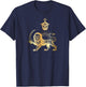 Persian Flag Iranian Lion Sun and Crown Iran Persia T-Shirt - T-Shirt | Navy