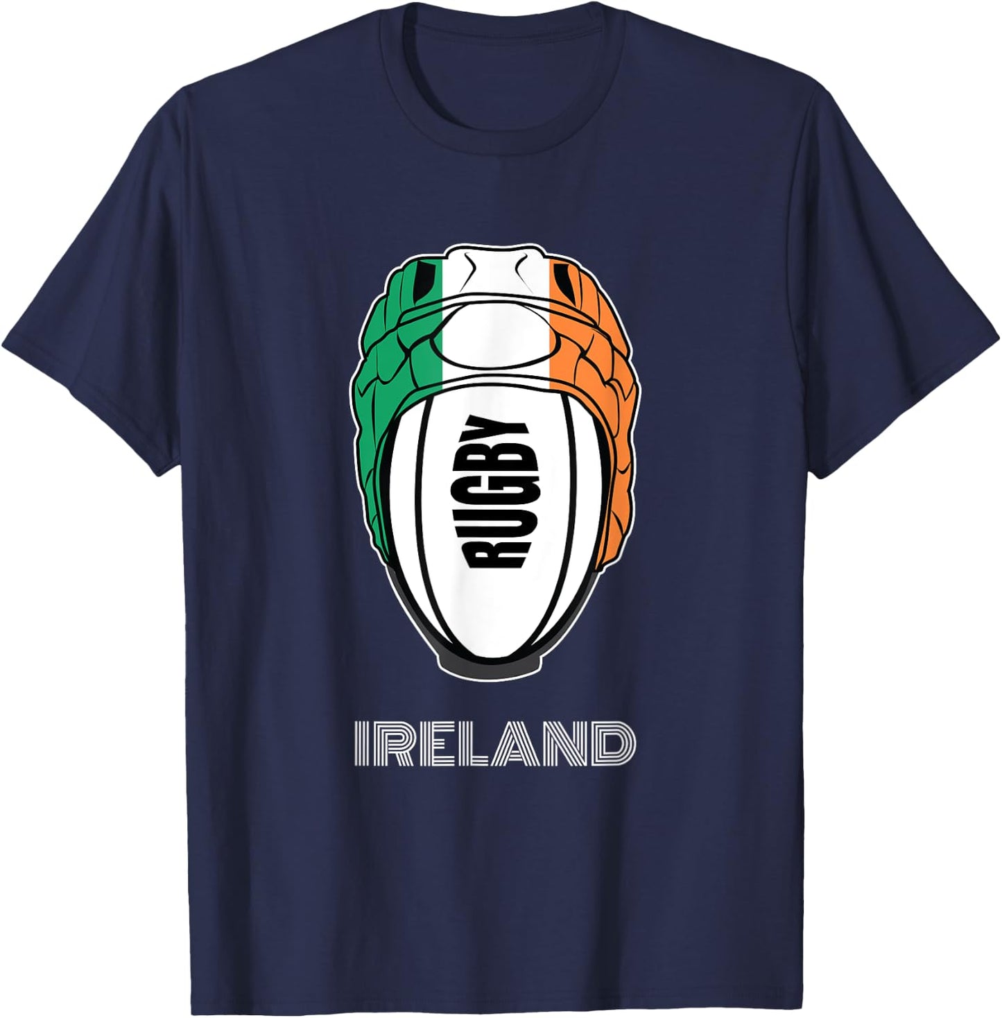 Ireland Rugby Union Jersey Supporters Kit Irish Rugby Fans T-Shirt - T-Shirt | Navy