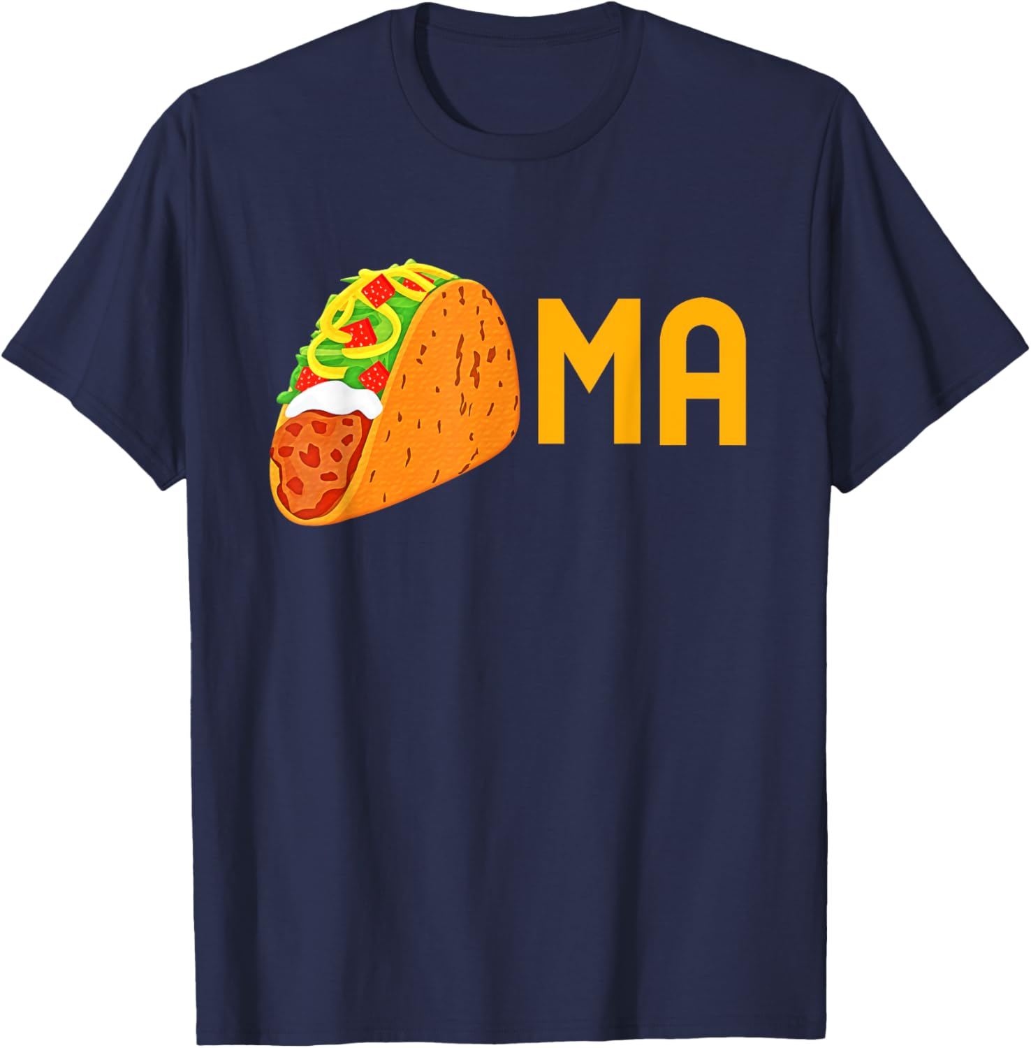 Funny Taco Tacoma Washington Souvenir T-Shirt - T-Shirt | Navy