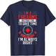 Firearm Instructor Gun Shooting Safety Weapon Training T-Shirt - T-Shirt | Navy