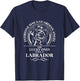 Proud Labrador Guardian Angel dog saying lab mom dog T-Shirt - T-Shirt | Navy